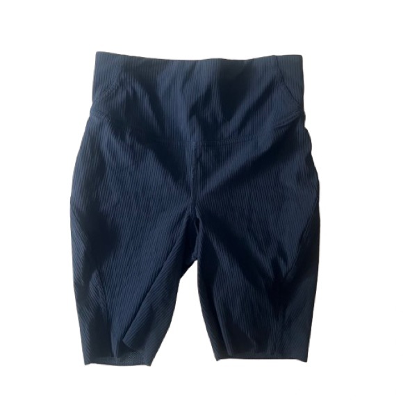 Lululemon Base Pace High-Rise Short 8” Ribbed Nulux Black 4 - Picture 5 of 7